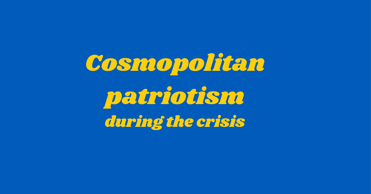 Cosmopolitan patriotism during the crisis – Lika sharashidze